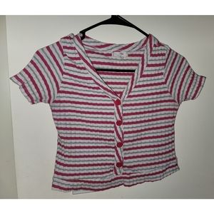 Pink Stripped top